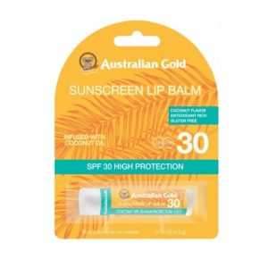 Australian Gold Sunscreen Lip Balm SPF30 - Coconut Oil Flavor